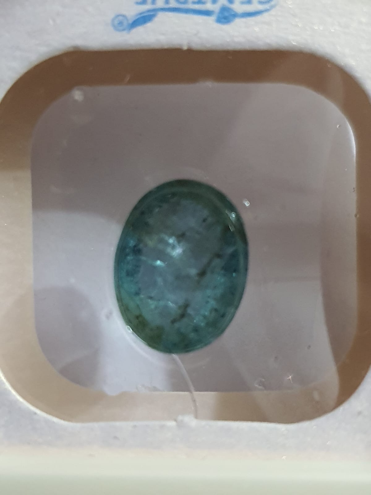 Natural Emerald -  Oval-Cut Green Gemstone