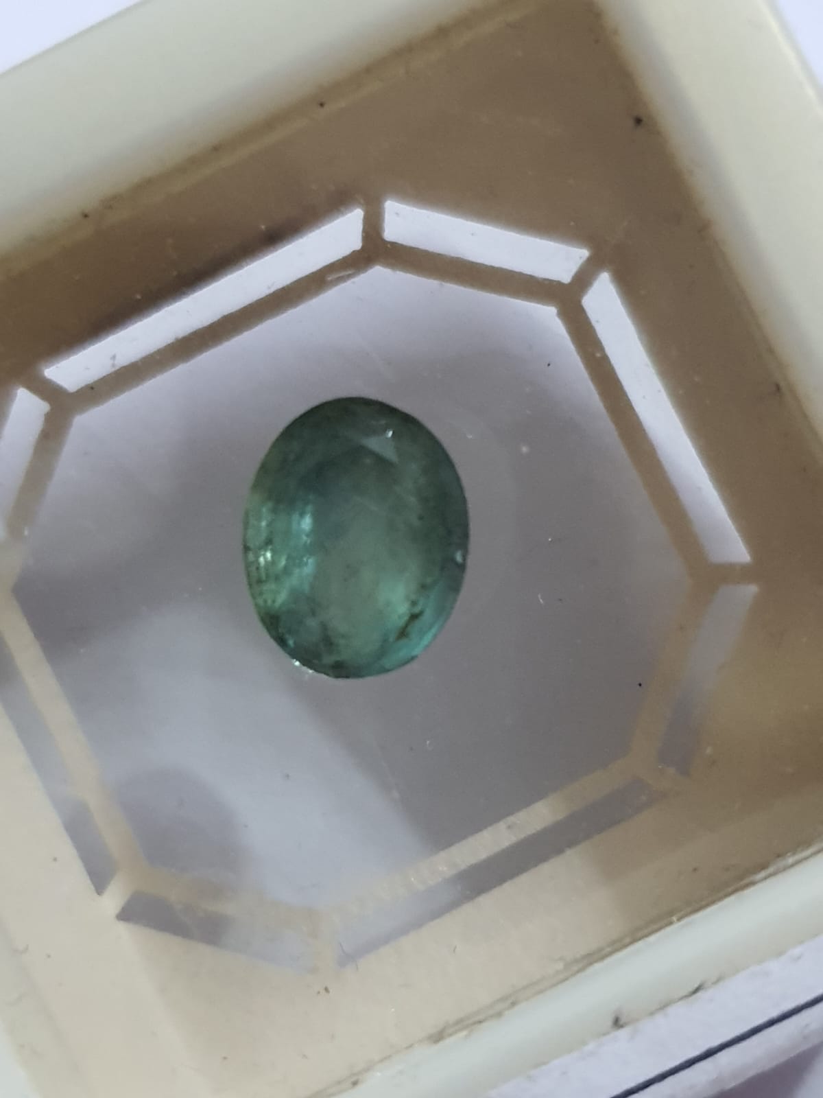 Natural Emerald -  Oval-Cut Green Gemstone