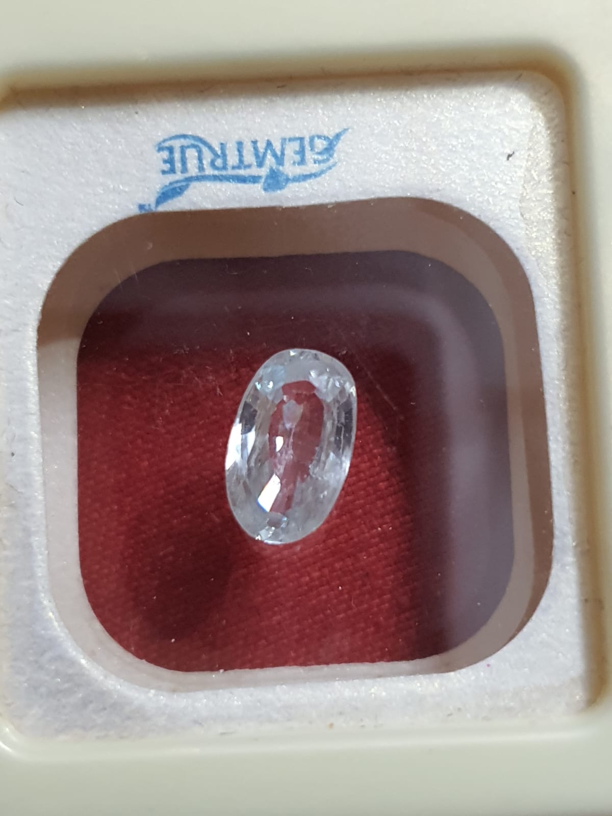 Natural Zircon Gemstone: Colorless Gemstone | Oval Cut