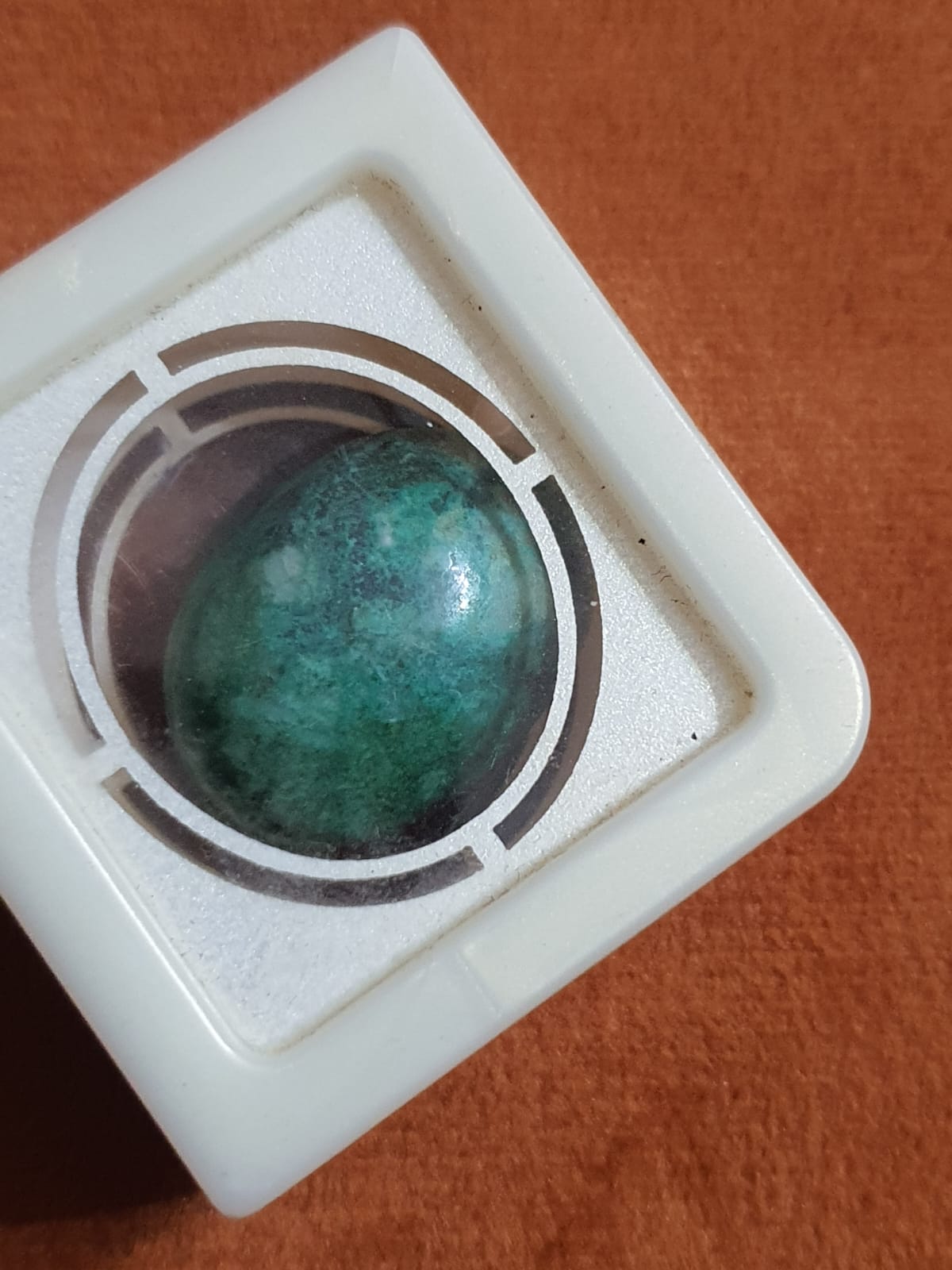 Natural Turquoise Gemstone (40.93ct, Green, Oval Cabochon)